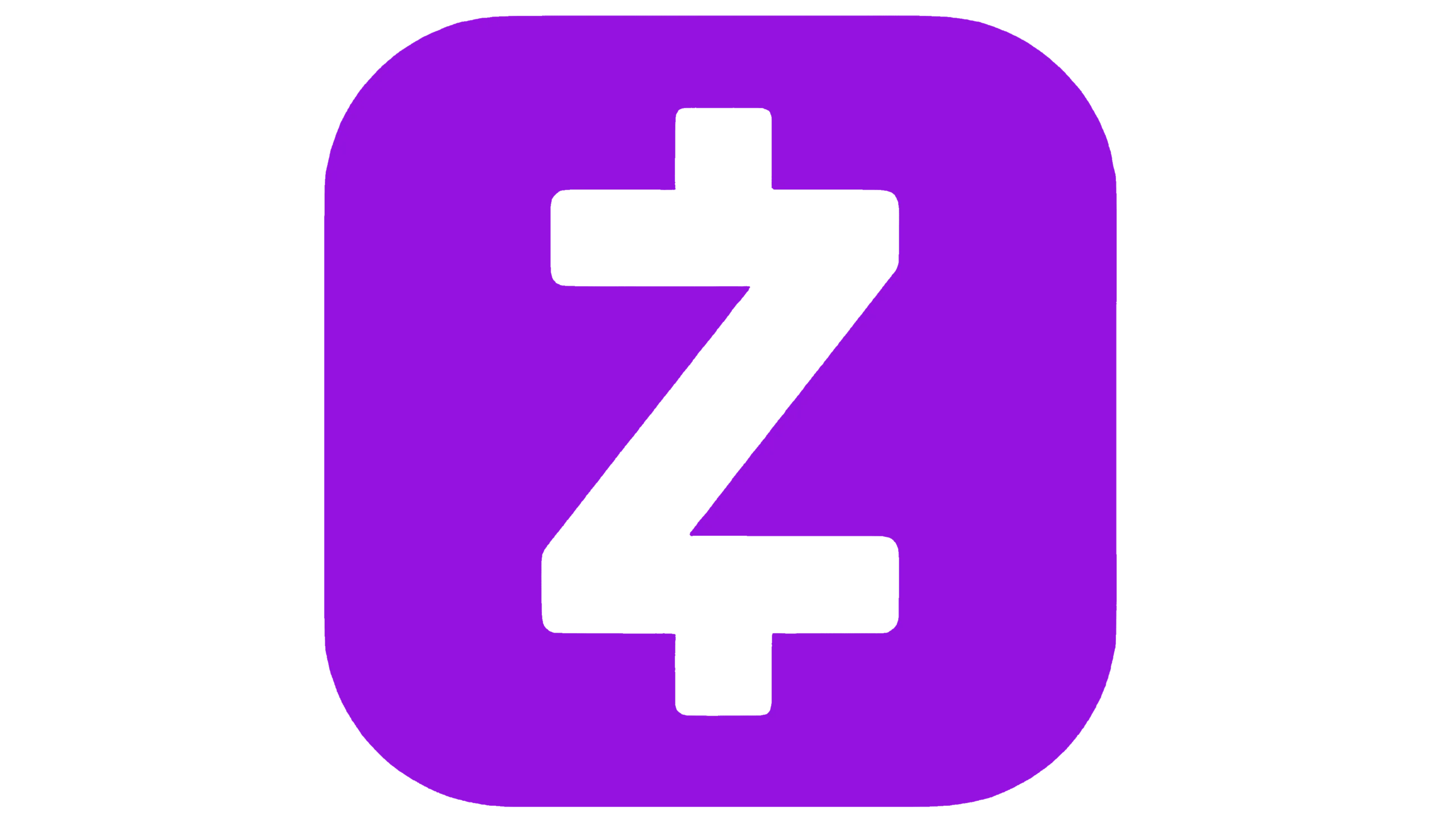 square purple Zelle logo with only the Zelle logo